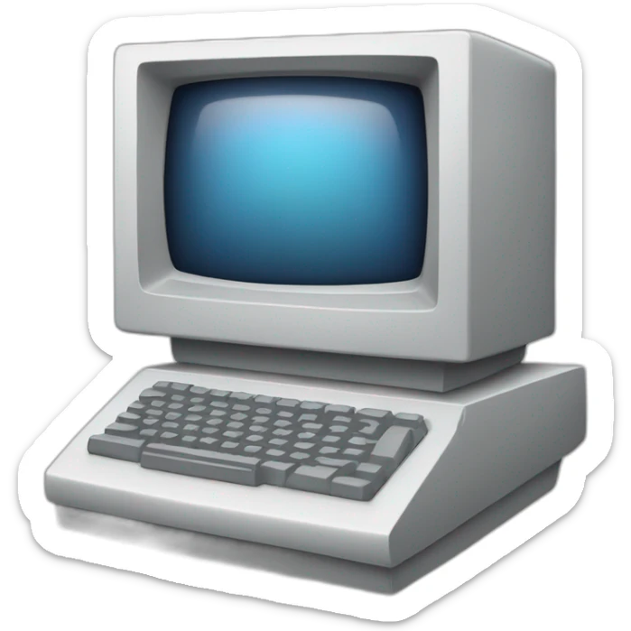 mac classic computer sticker