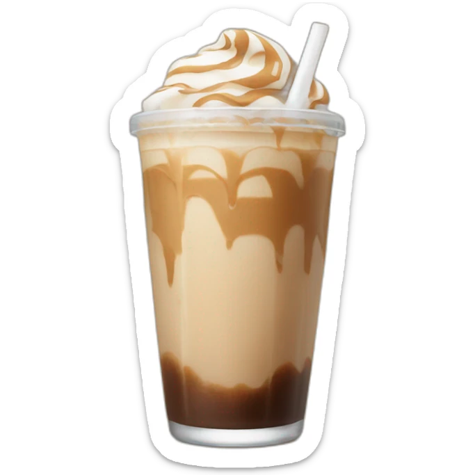 Iced latte sticker