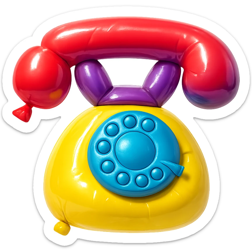 telephone sticker