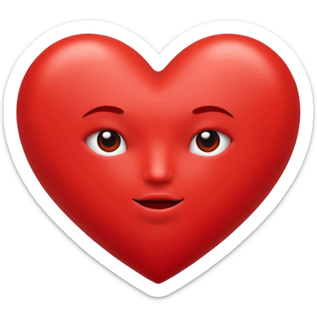 Je souhaite un cœur et à l’intérieur de ce cœur Julien Marie ( le rappeur français) sticker