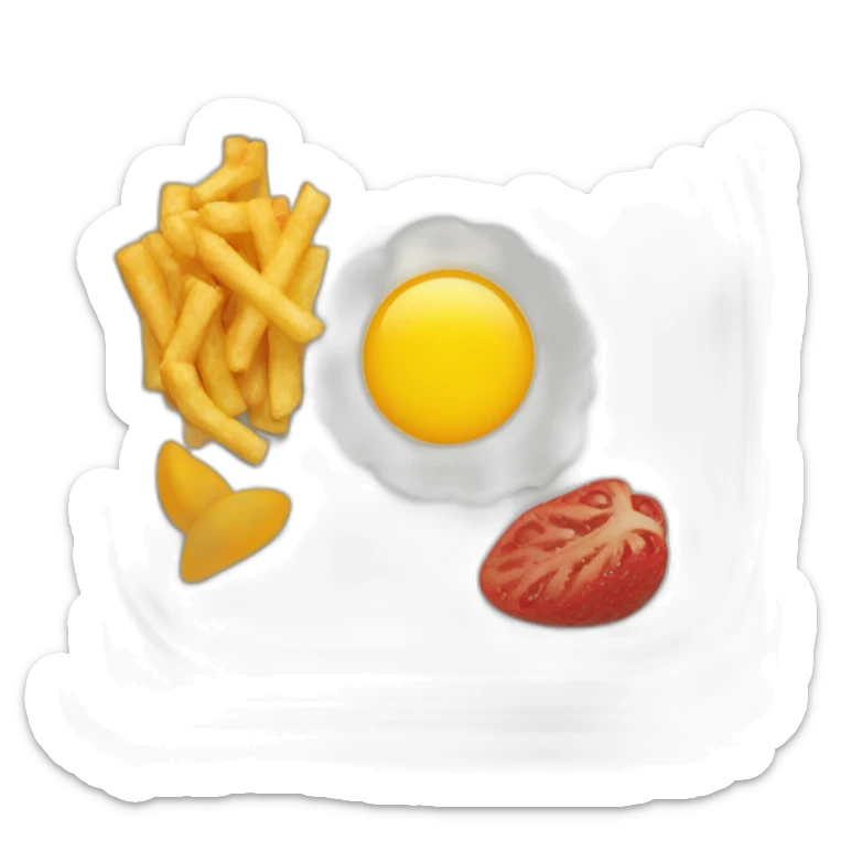 Meal snack for school sticker