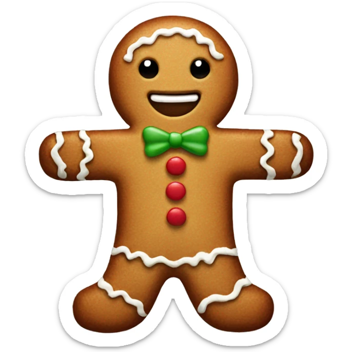 Gingerbread man  sticker