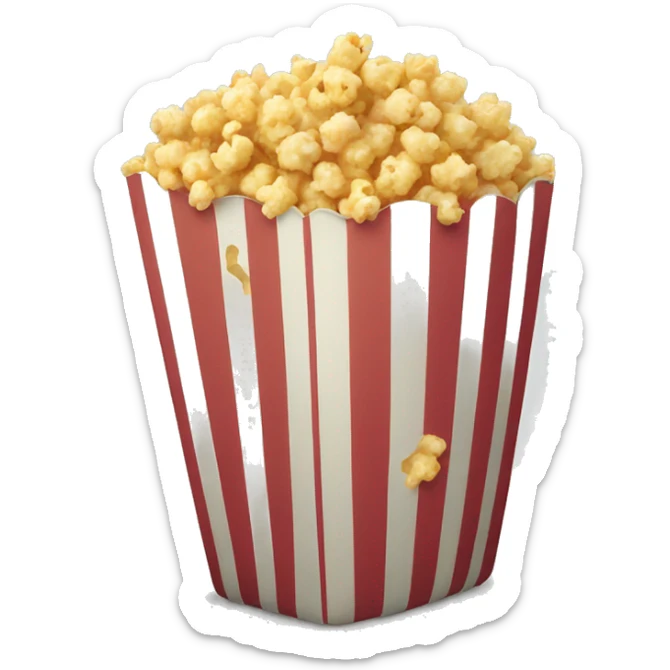 Popcorn sticker