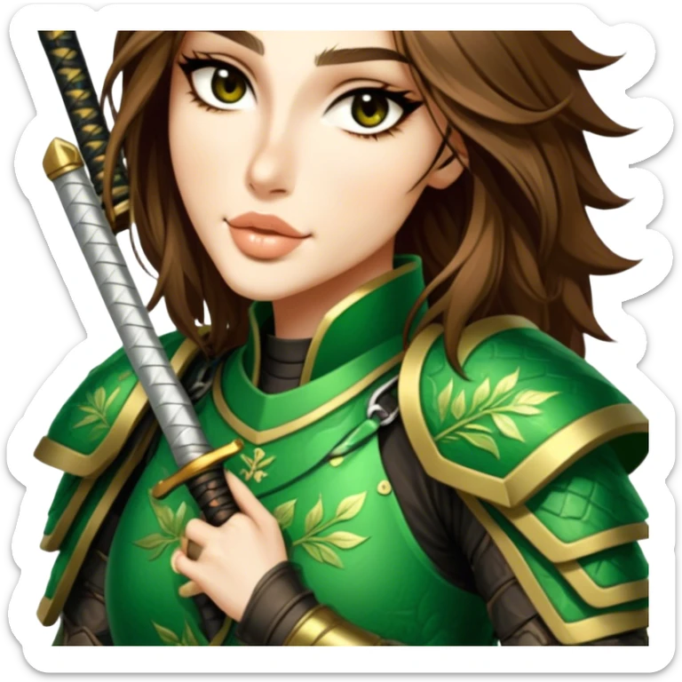 Emerald Samurai sticker