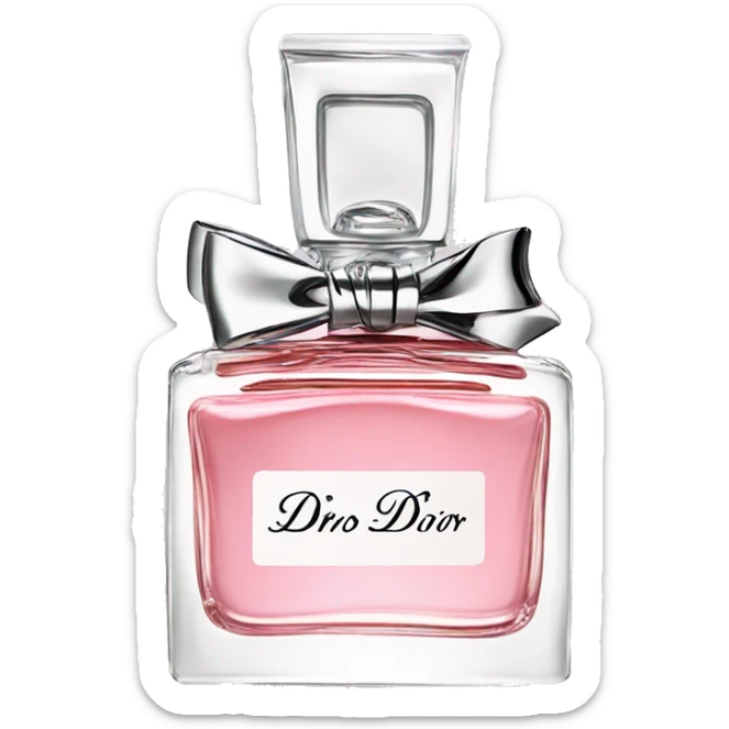 Miss dior perfume sticker