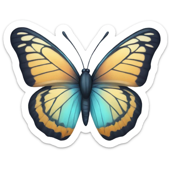 Butterfly sticker