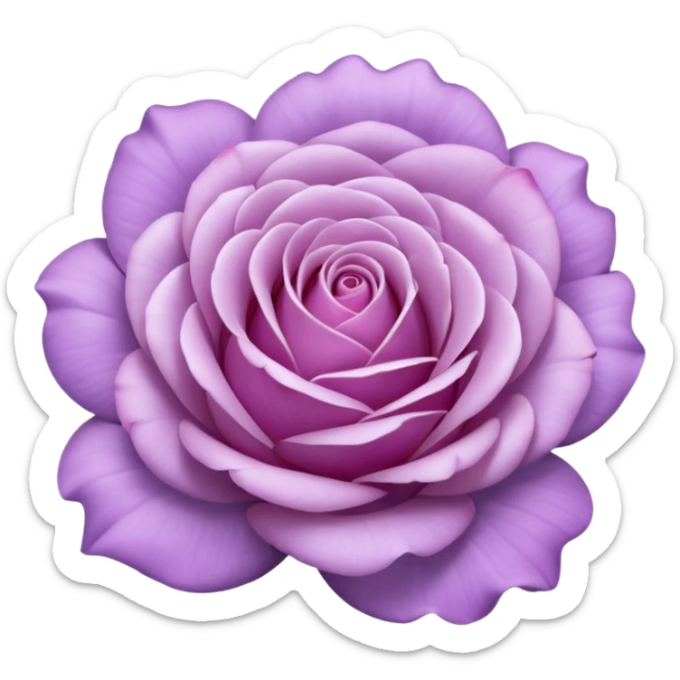 lilac rose screen sticker
