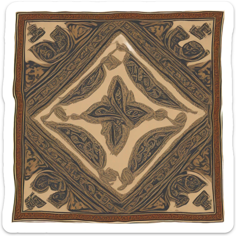 medieval bandana sticker