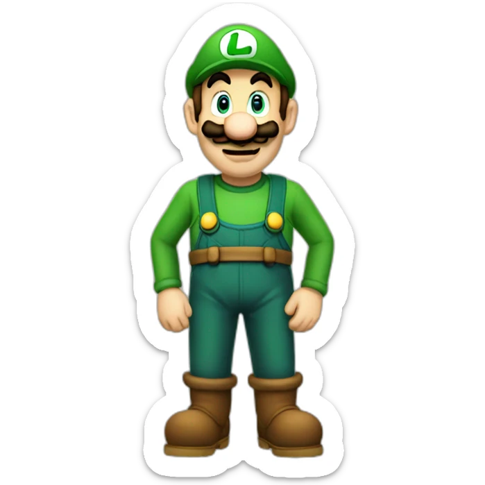 Luigi sticker