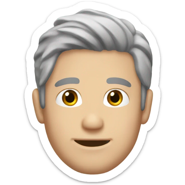 Josh Allen grey hair  sticker