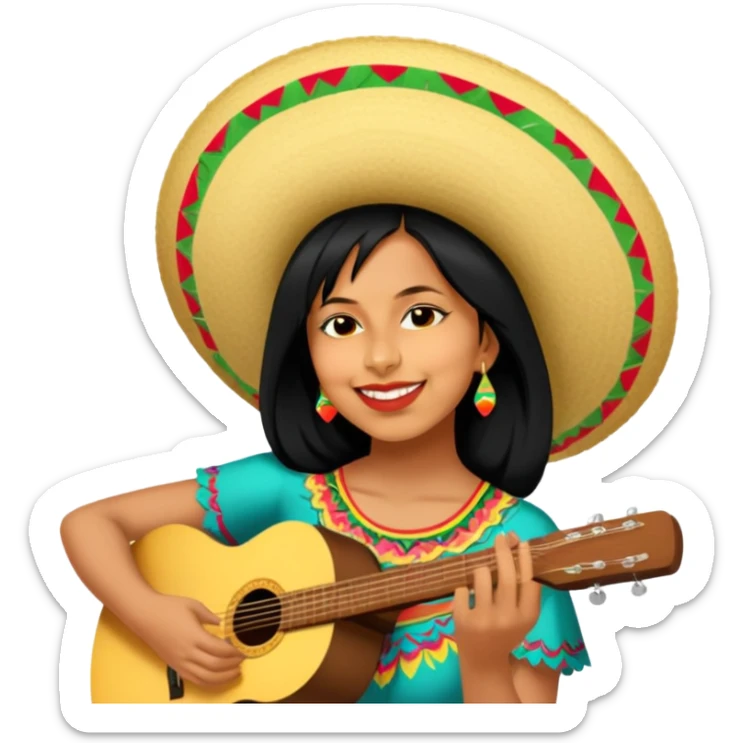 Vibrant Festival Singer sticker