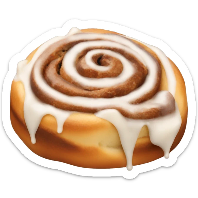 Cinnamon roll sticker