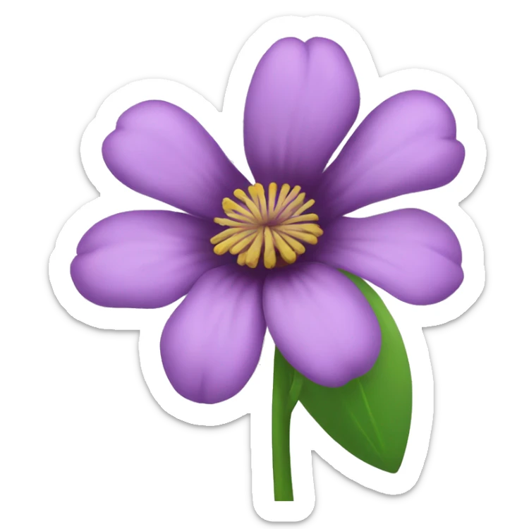 Flower sticker