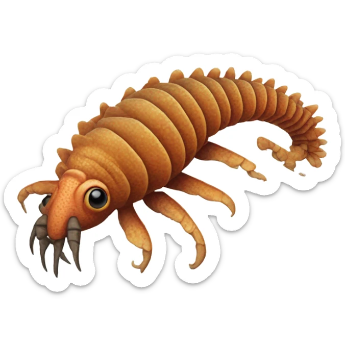 Ancient Anomalocaris sticker