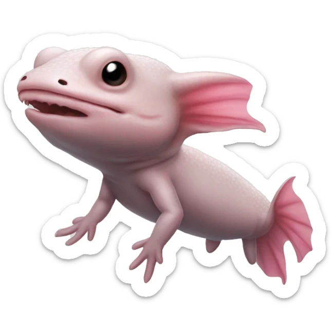 Axolotl sticker