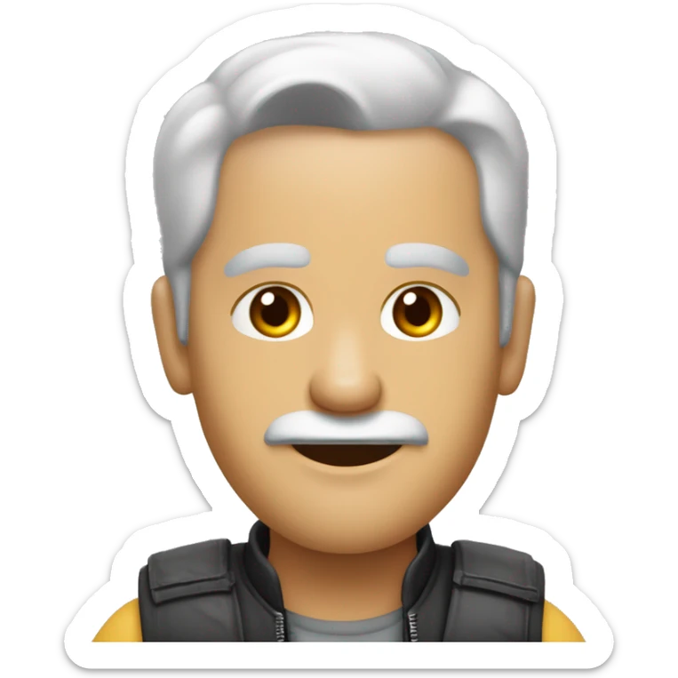 bir yumruk yap işaret parmağı ile orta parmak arasınabaş parmağın ucu gözüksün sticker