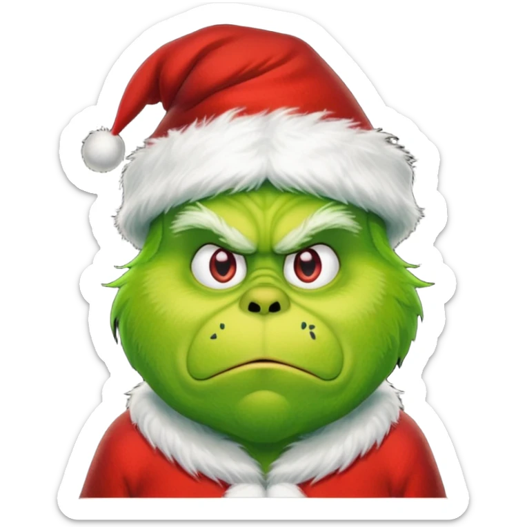 Grinch sticker