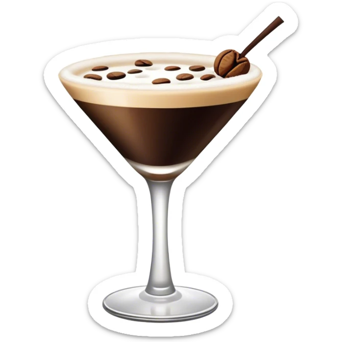Espresso martini sticker