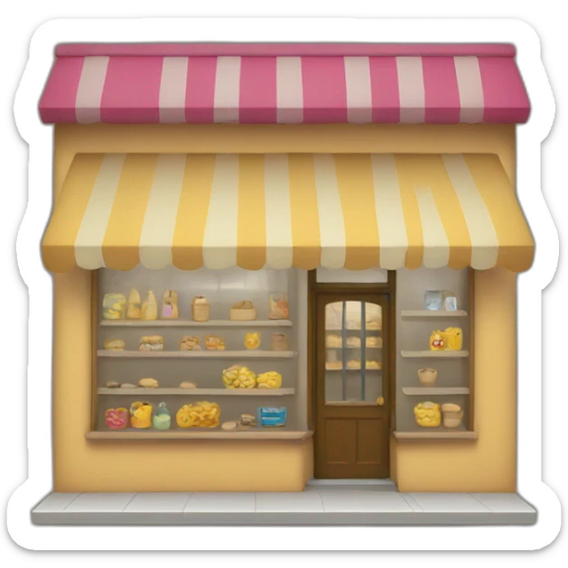 Shop sticker
