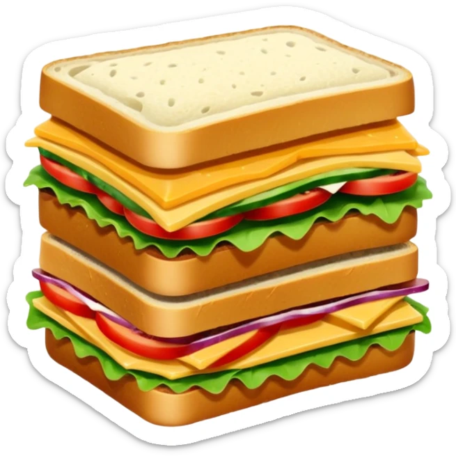 Sandwich sticker