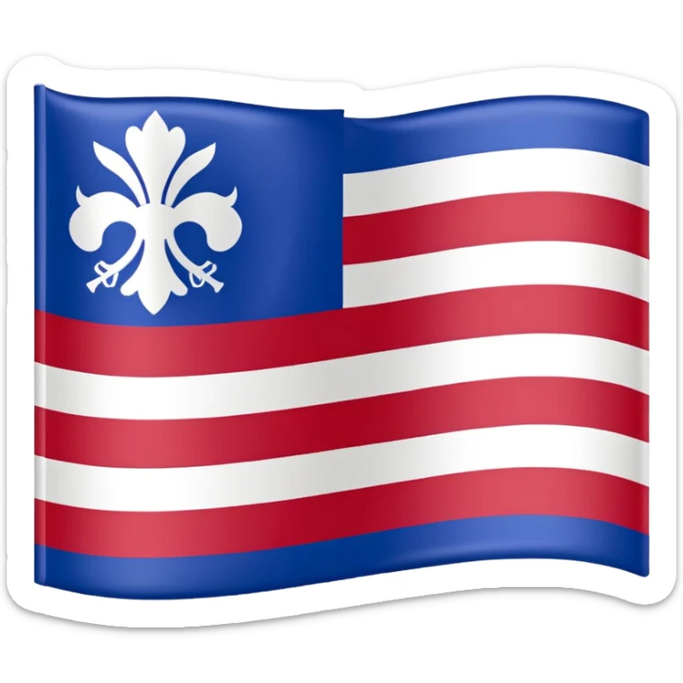 A flag of republic of srpska just colors red blue and white that's it sticker