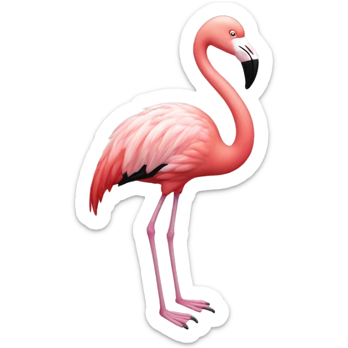 Flamingo sticker