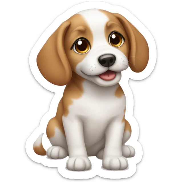 Cute puppy  sticker