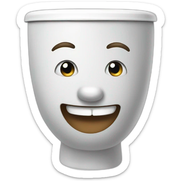 smiling-toilet-full sticker