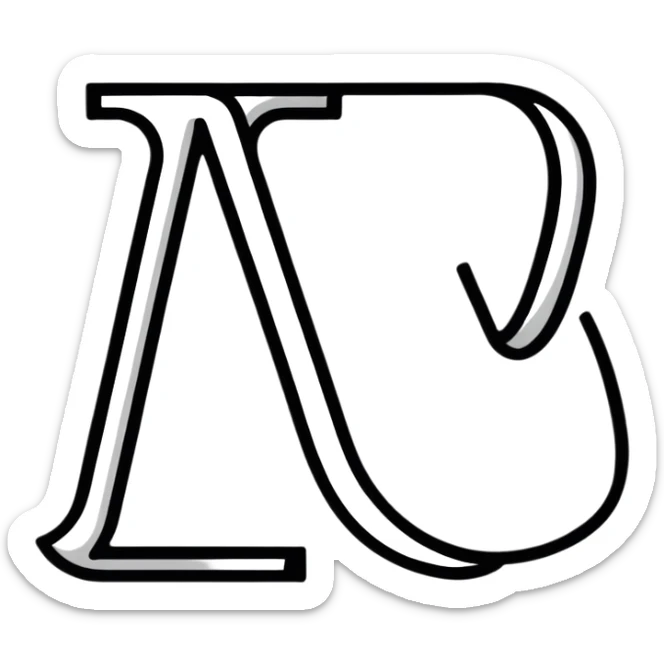 competitive VS logo sticker