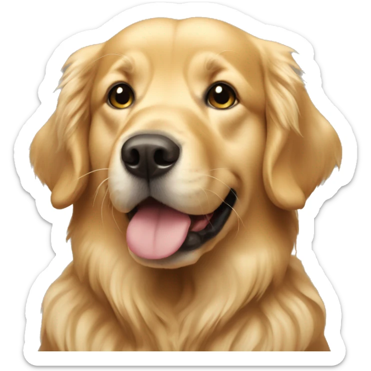 Golden retriever  sticker