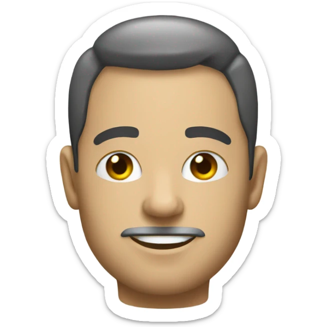 Men in a latex suit sticker