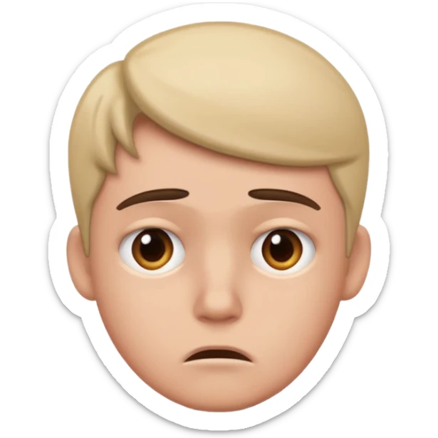 "I have felt anxious about my futere since the start of the year" sticker