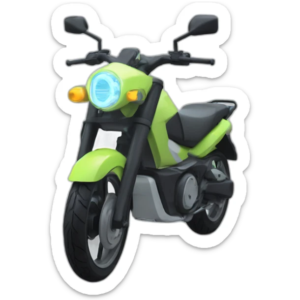 moto électrique du futur sticker
