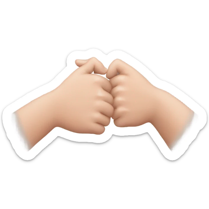 Pinky promise sticker