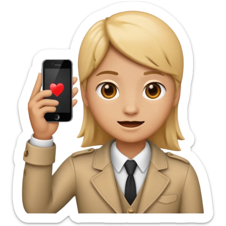 Call karta hua ek emoji stylish aur phone tarah Se ek calling hath video emoji create sticker