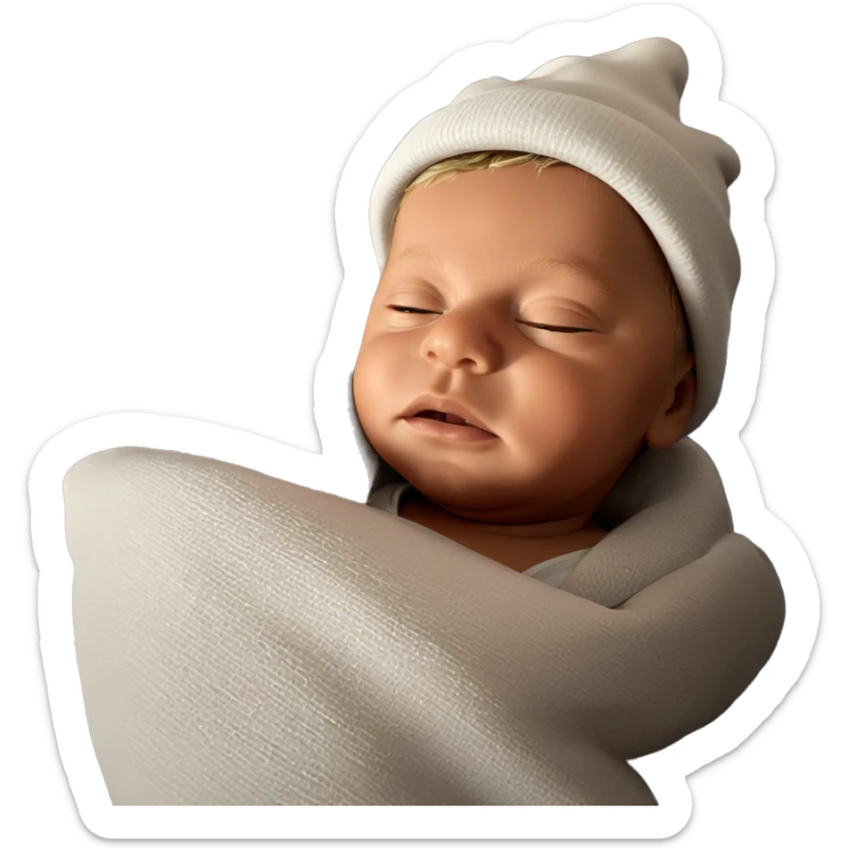 dreamy boy in a hat sticker