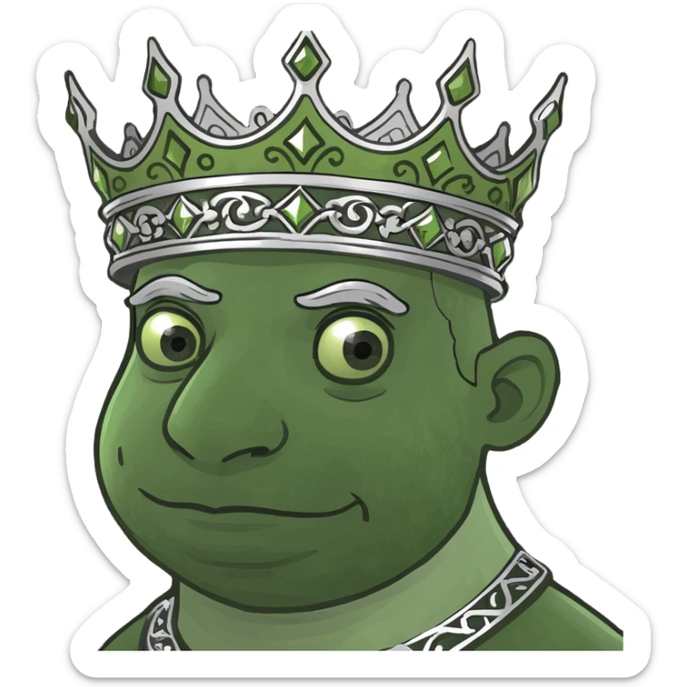 meme emoji of a person rubbing their face in bliss with Slaanesh Warhammer 40k influences, soothing, indulgent, decadent, subtle purple and pink hues, ornate details, hint of chaos sticker