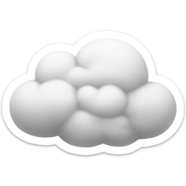 cloud sticker