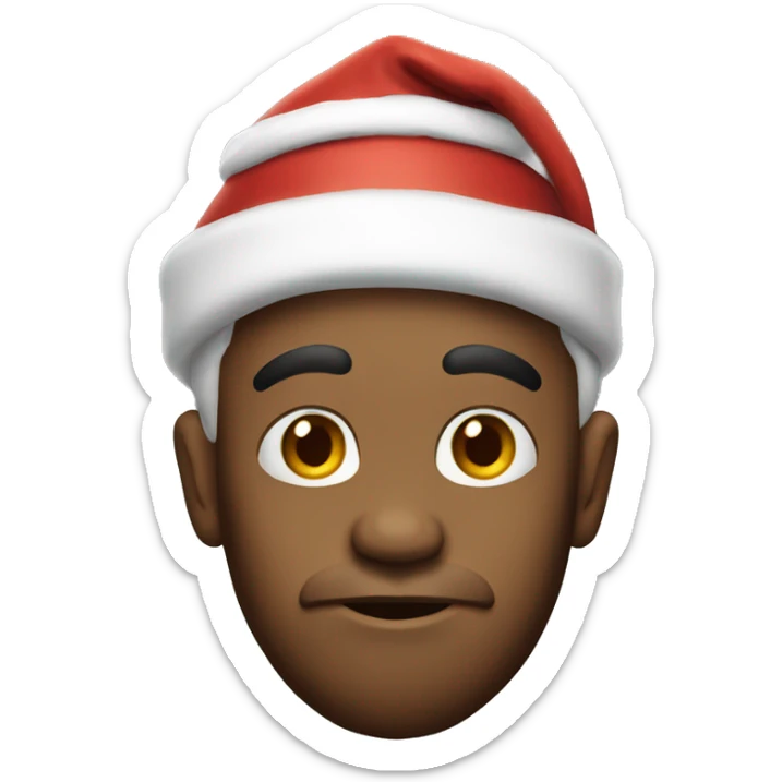 Skinny skinny skinny Santa Claus  sticker