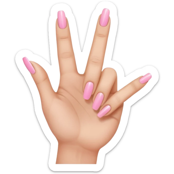 Like the middle finger flipping off emoji but with the pinky finger only (pinky finger flipping off) sticker