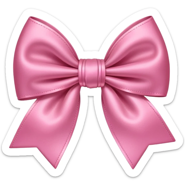 Cute bow sticker