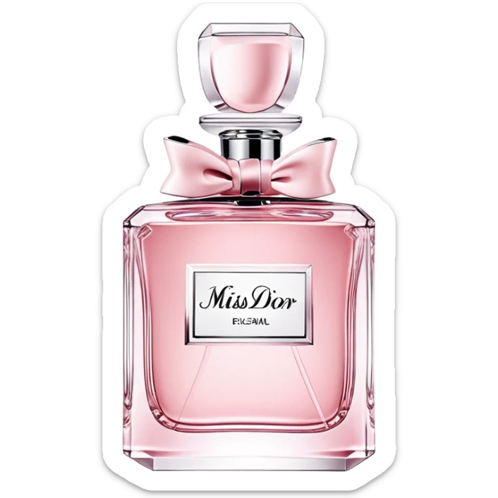 Miss dior perfume sticker