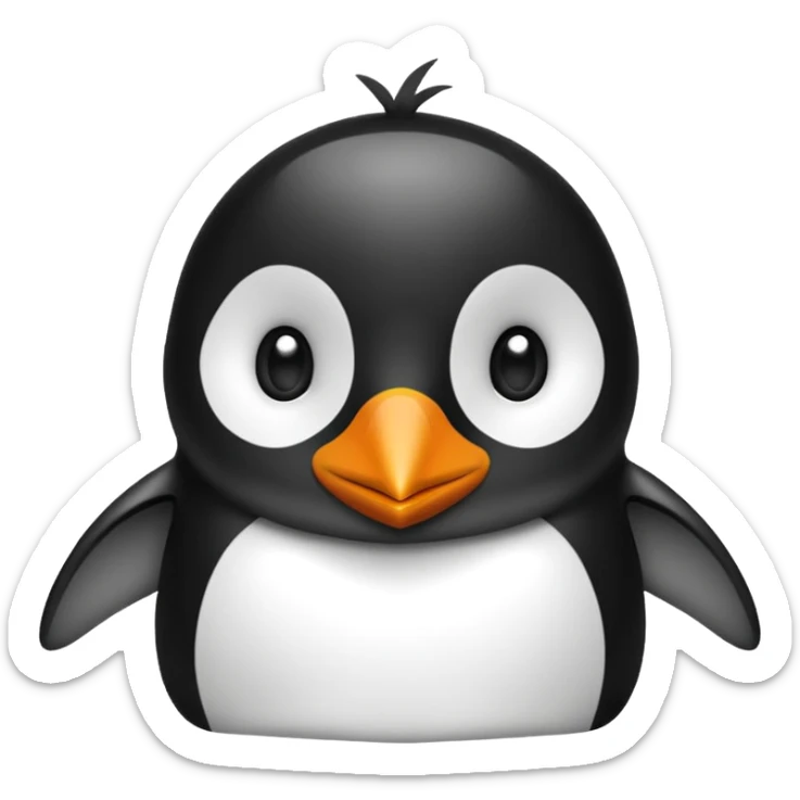 Pingüino sticker