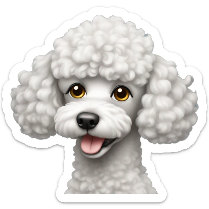 Poodle sticker
