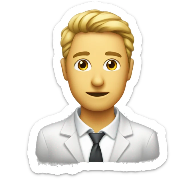 żółta kaczuszka do kąpieli w złotych prostokątnych okularach  sticker