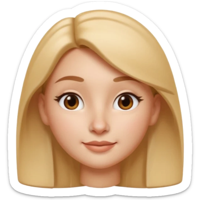 A 3D cartoon woman with a small shiny nose pin on her left nostril, soft skin tone, friendly expression, smooth lighting, realistic Memoji-style rendering. sticker