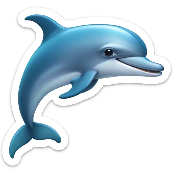 Dolphin sticker