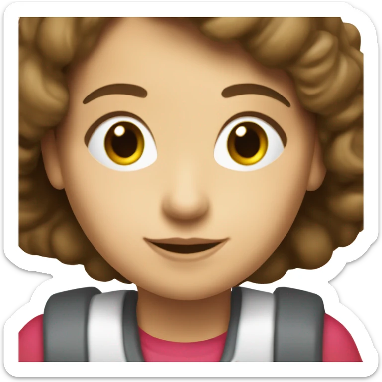 A white brunette woman who playing with the toys cars, and write the word “Ok” at the top sticker