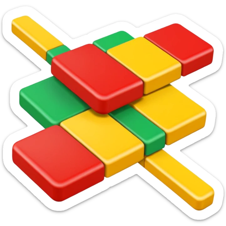 Life Bar Variants (Red = near death, yellow = ok, green = full health) sticker