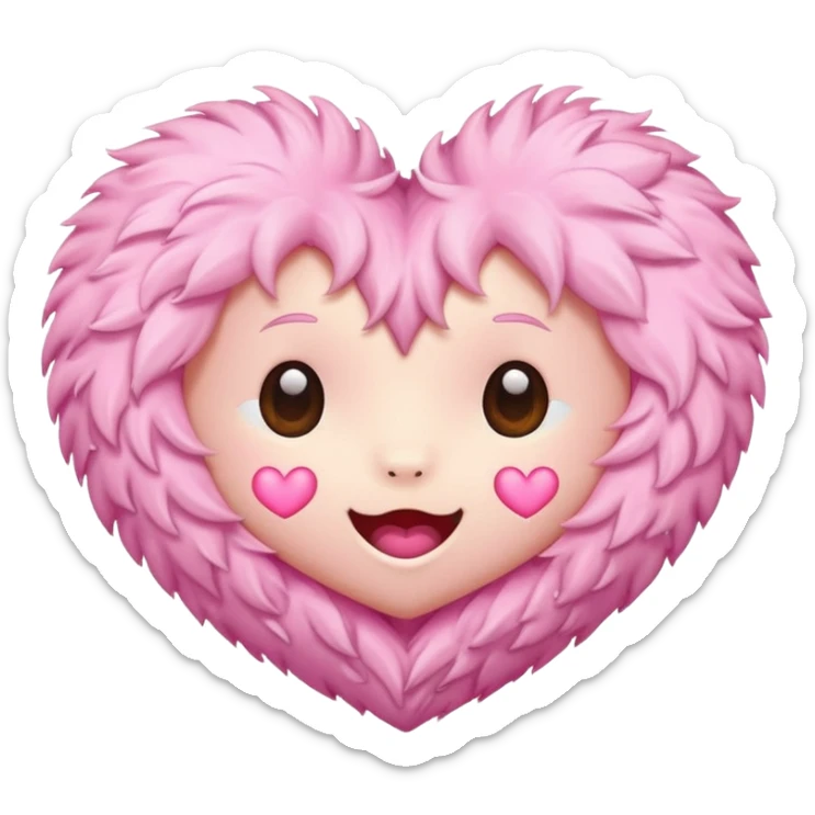 I want all pink emoji which are cute for girlie photo sticker